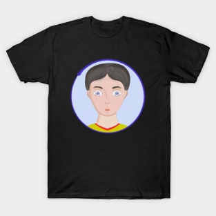 Cute Boy with Huge Eyes T-Shirt